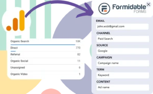 Track Google Analytics data in Formidable Forms