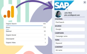 Track Google Analytics data in SAP