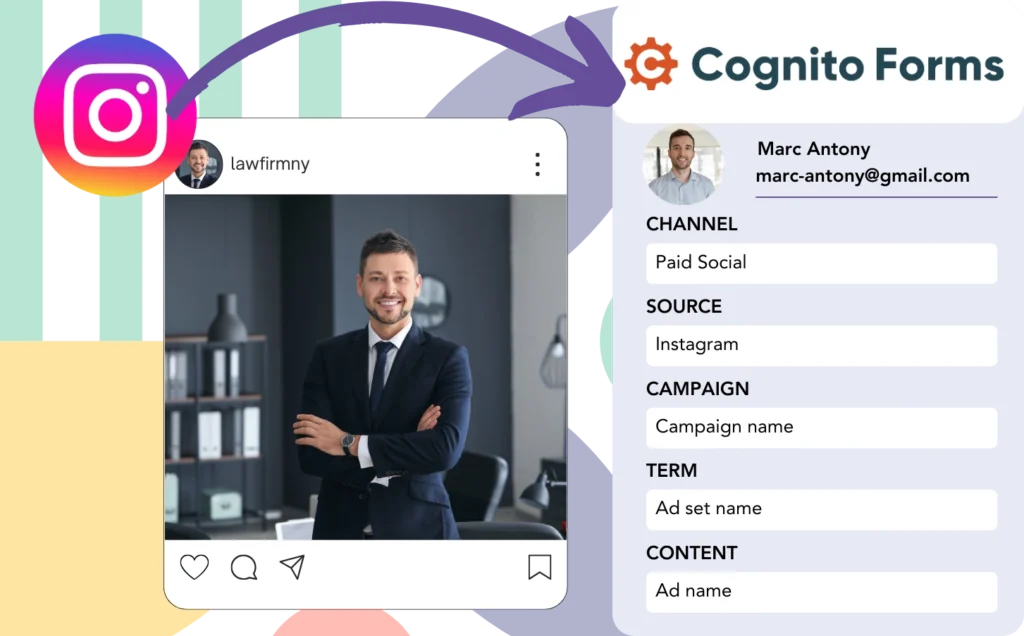 Track Instagram ads data in Cognito Forms