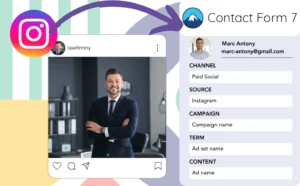 Track Instagram ads data in Contact Form 7