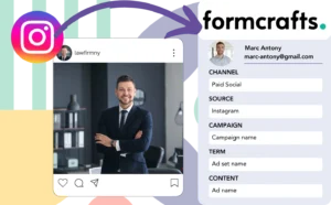 Track Instagram ads data in Formcrafts