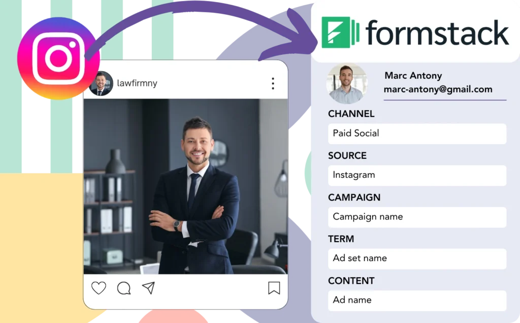 Track Instagram ads data in Formstack