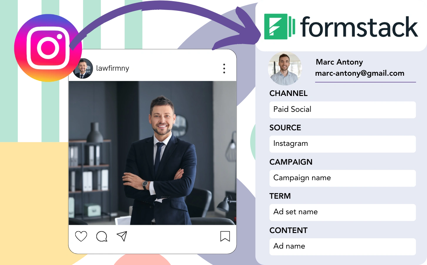 Track Instagram ads data in Formstack