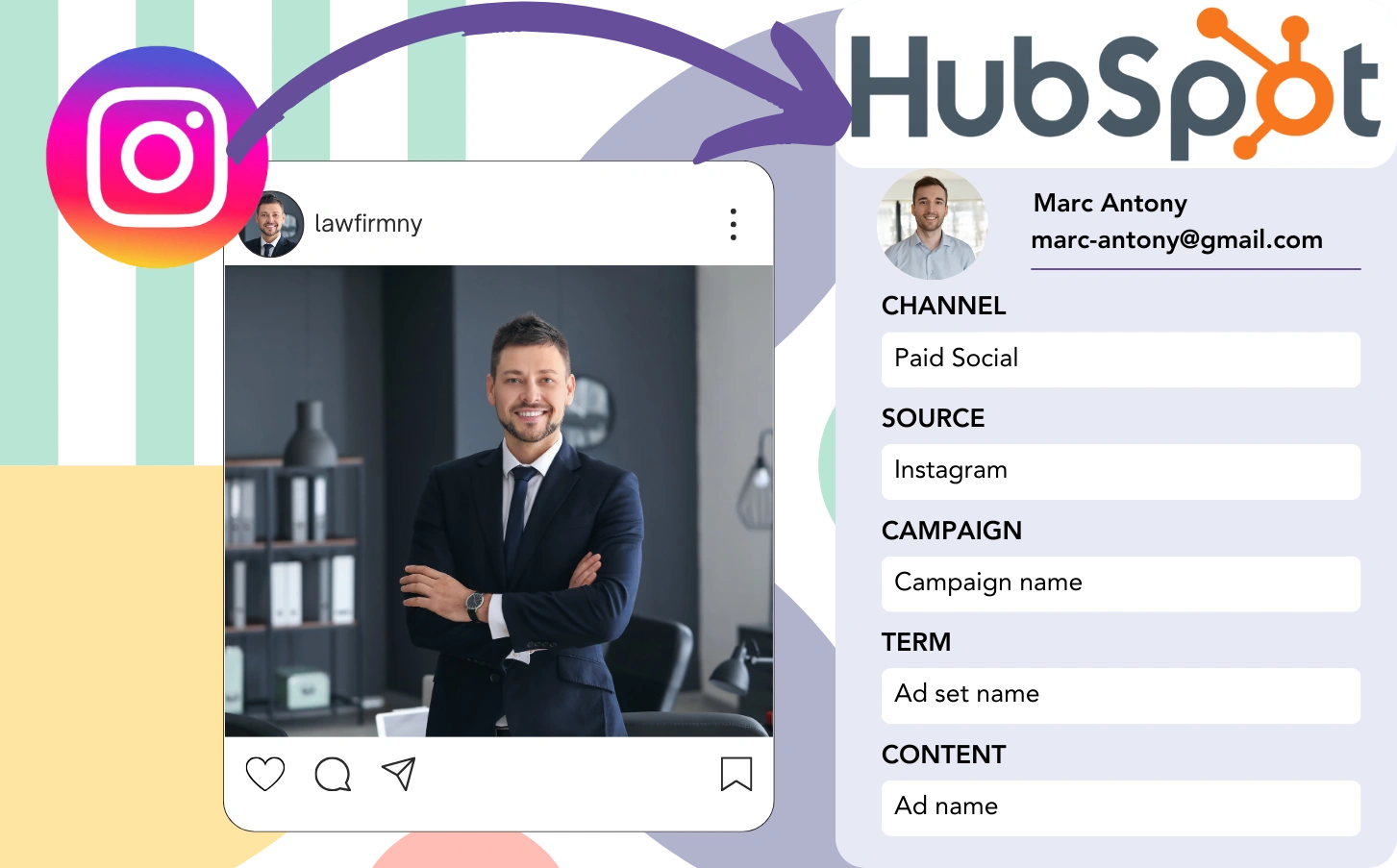 Track Instagram ads data in HubSpot Forms