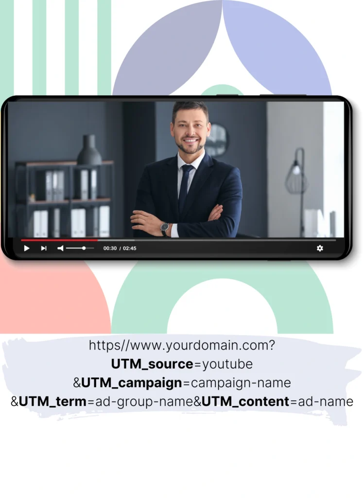 Add UTM parameters YouTube Ads