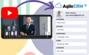 Track YouTube Ads data in Agile CRM