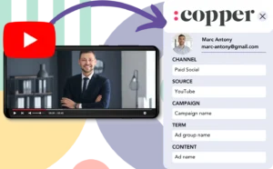 Track YouTube Ads data in Copper CRM
