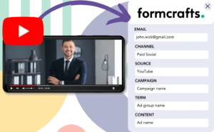 Track YouTube Ads data in Formcrafts