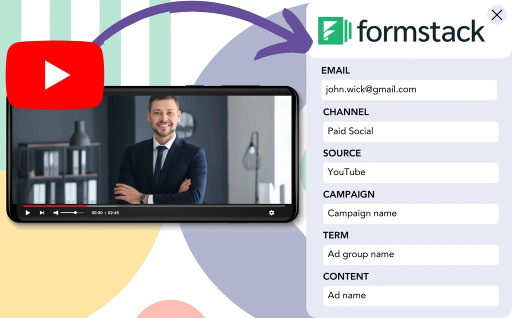Track YouTube Ads data in Formstack