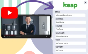 Track YouTube Ads data in Keap Forms