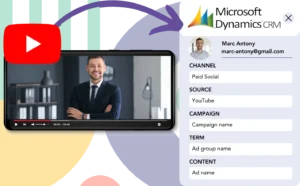 Track YouTube Ads data in Microsoft Dynamics CRM