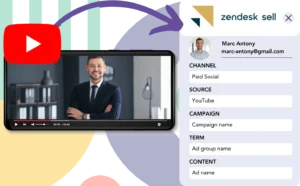 Track YouTube Ads data in Zendesk Sell