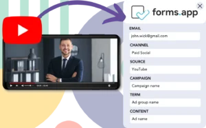 Track YouTube Ads data in forms.app